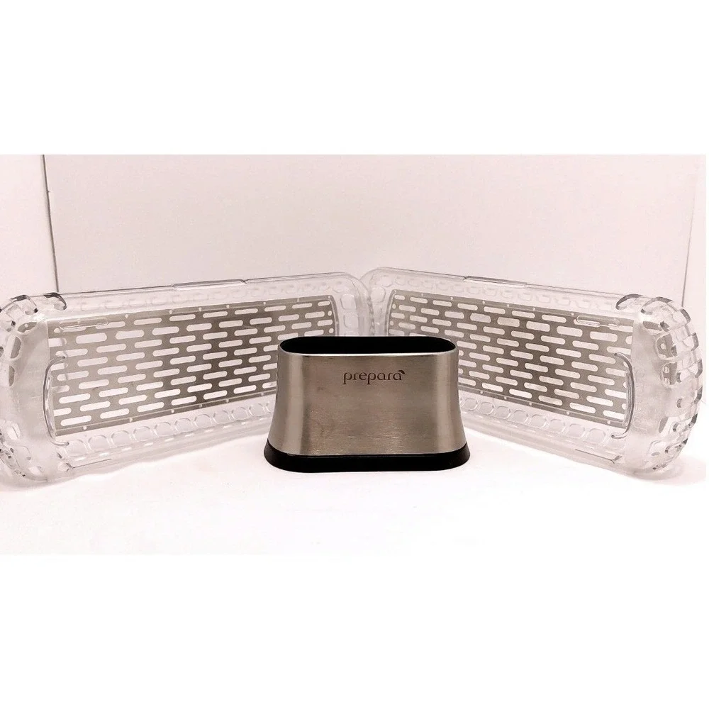 PREPARA Herb Saver Stainless ‎ Storage Container Stand with Additional Saver